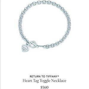 Return to Tiffany chain heart necklace